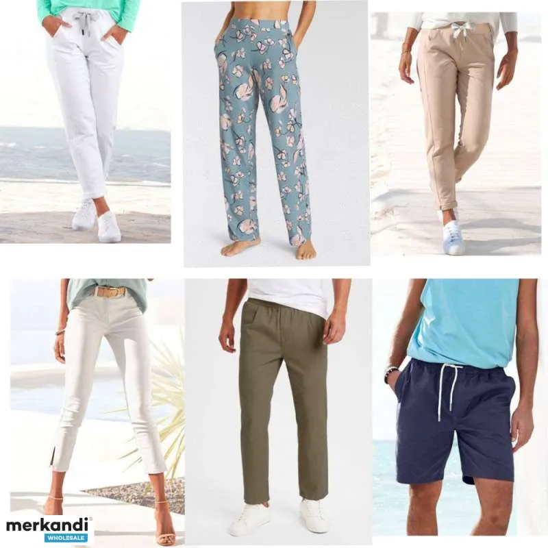 1,80 € por pieza, una mezcla de verano de diferentes tallas de moda femenina y masculina.