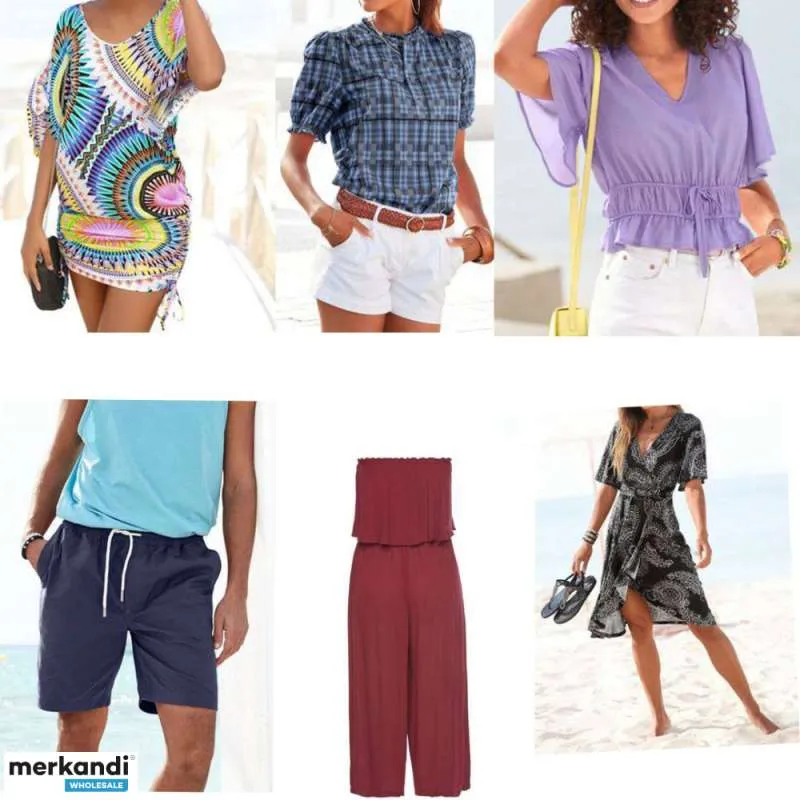 1.80 € Por pieza, Una vajilla, mezcla de verano de diferentes tallas de moda femenina y masculina,e