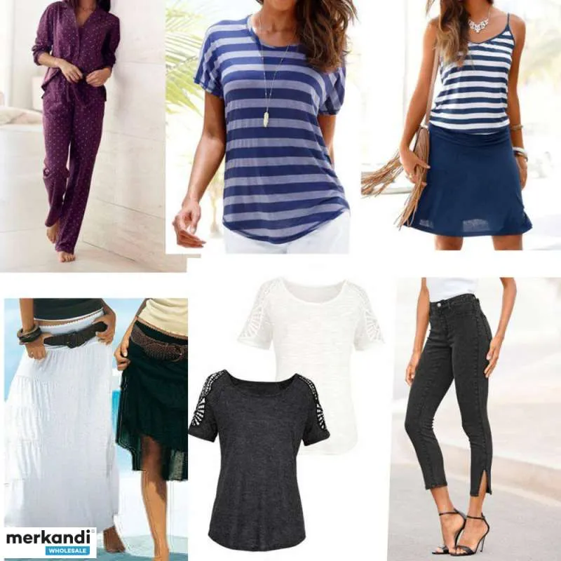 1.80 € Por pieza, Una vajilla, mezcla de verano de diferentes tallas de moda femenina y masculina,e