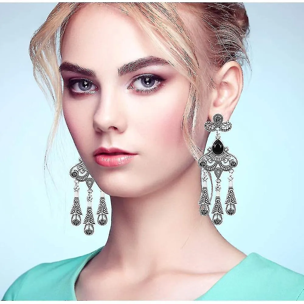 1920s Accesorios Set Flapper Diadema, pendientes, collar de perlas, guantes