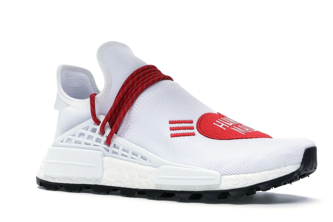 adidas NMD HU Pharrell Human Made White Red