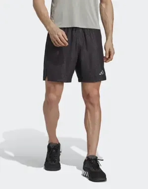 Adidas Pantalón corto Workout PU Print
