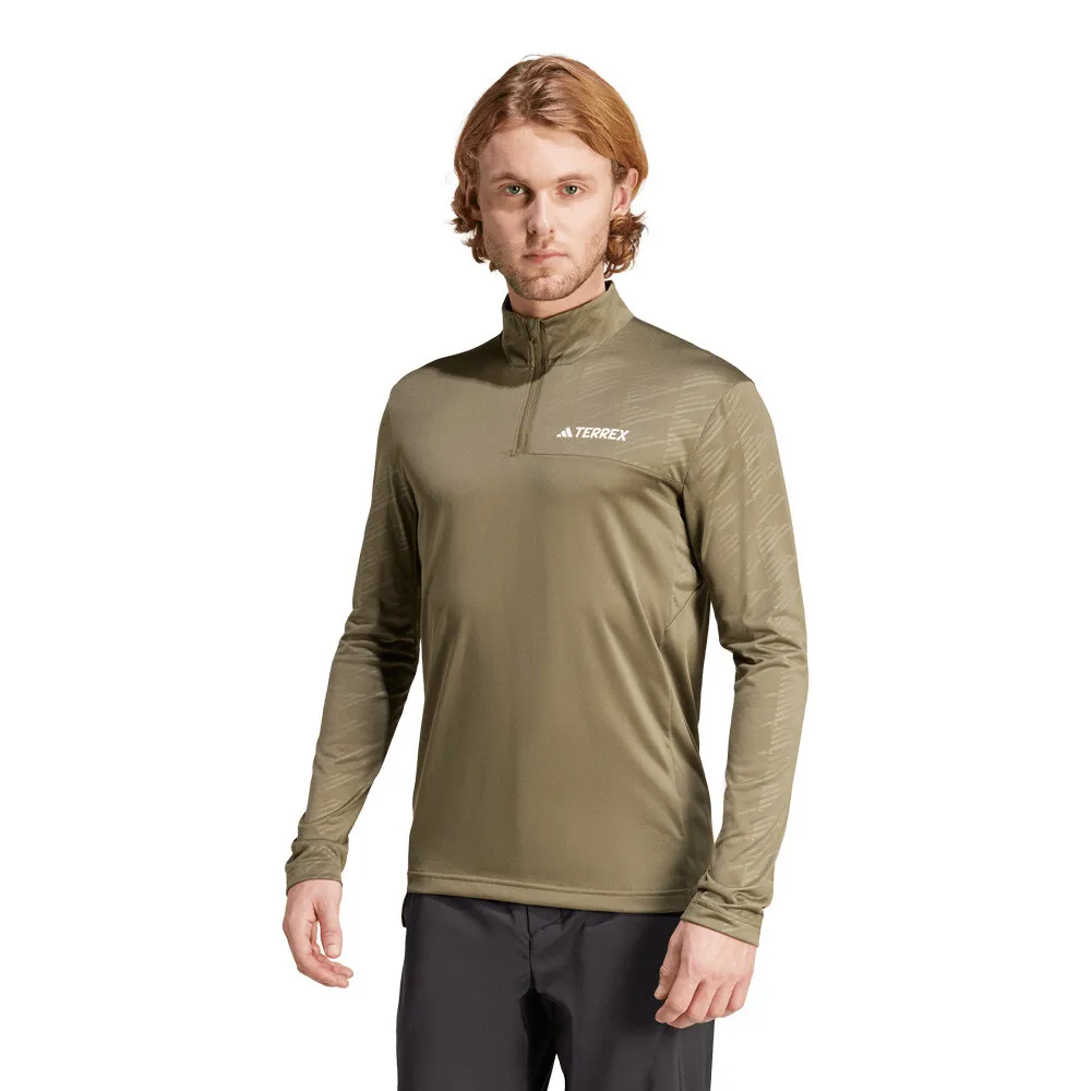 ADIDAS TERREX MULTI MEDIA CREMALLERA MANGA LARGA TOP  AW24