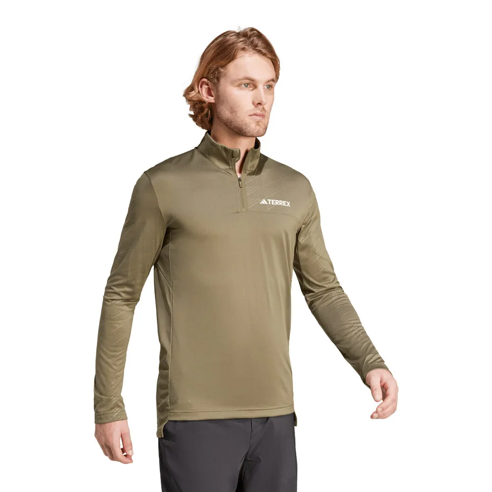 ADIDAS TERREX MULTI MEDIA CREMALLERA MANGA LARGA TOP  AW24