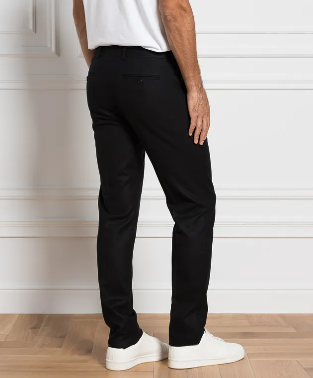 Agnona Black pants made of wool and cashmere