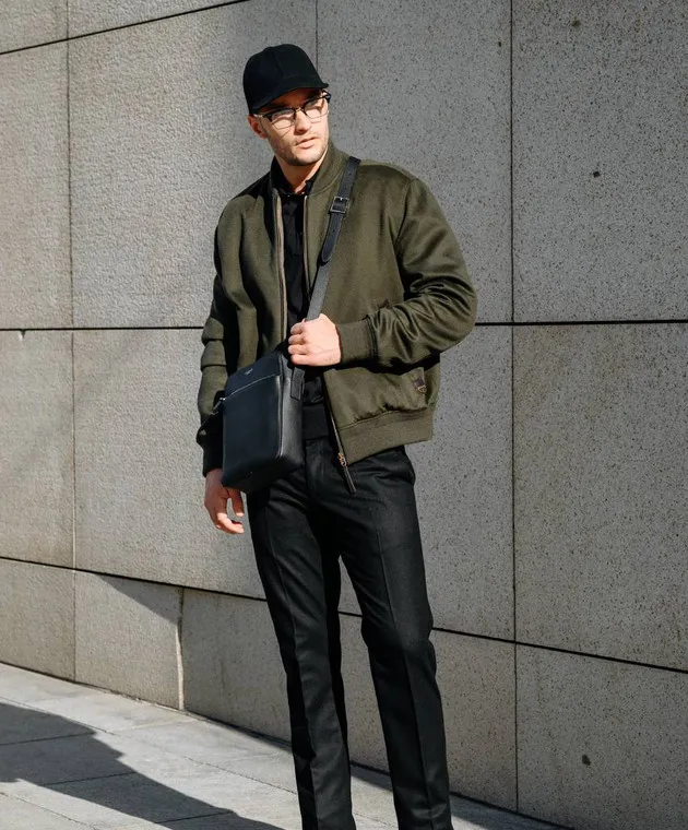 Agnona Black pants made of wool and cashmere