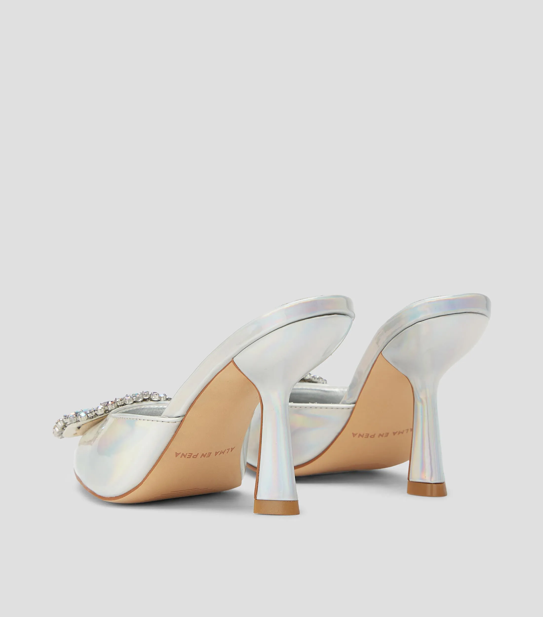Alma en Pena Zapatillas Slip on con tacón alto Mujer