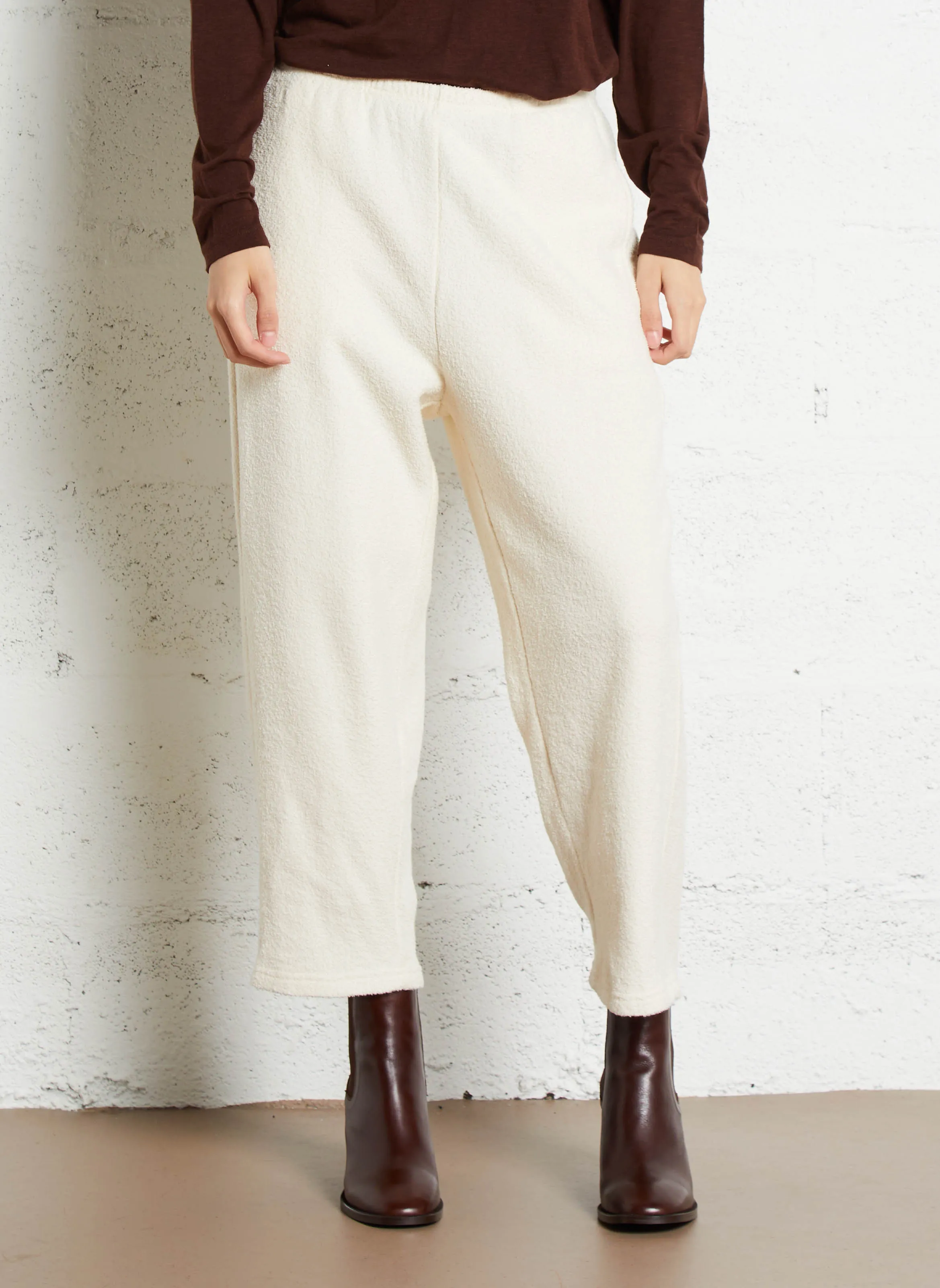 AMERICAN VINTAGE BOBYPARK  PANTALóN DE ALGODóN ORGáNICO EN BEIGE