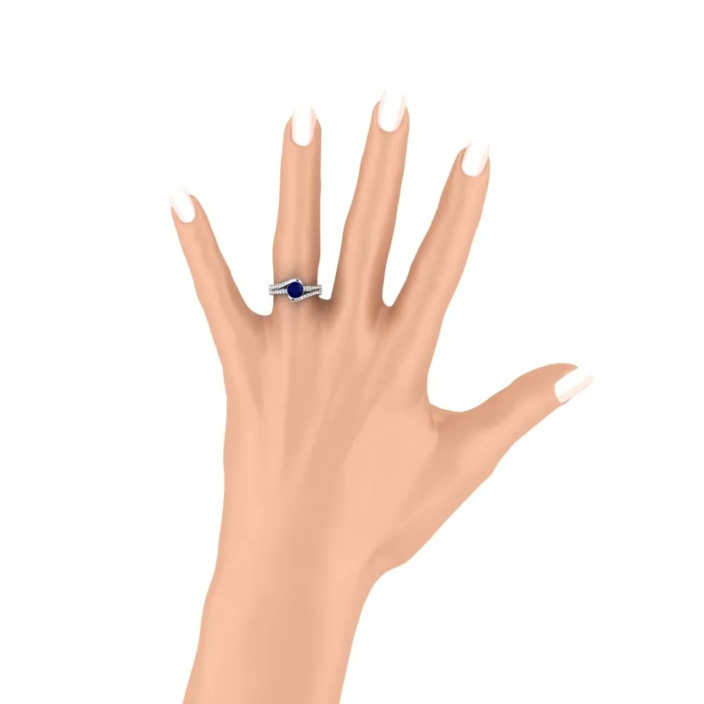 Anillo de compromiso Clariss 1.0 crt