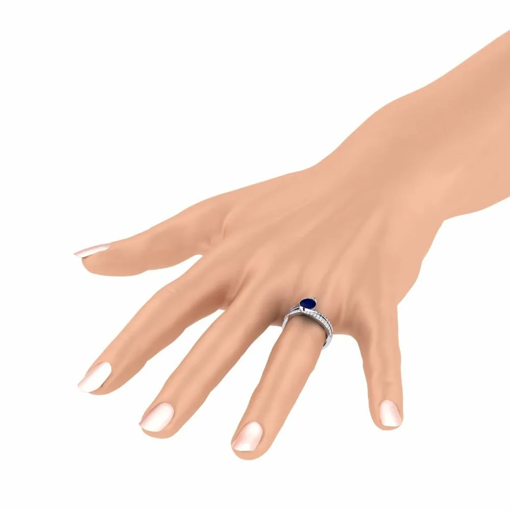 Anillo de compromiso Clariss 1.0 crt