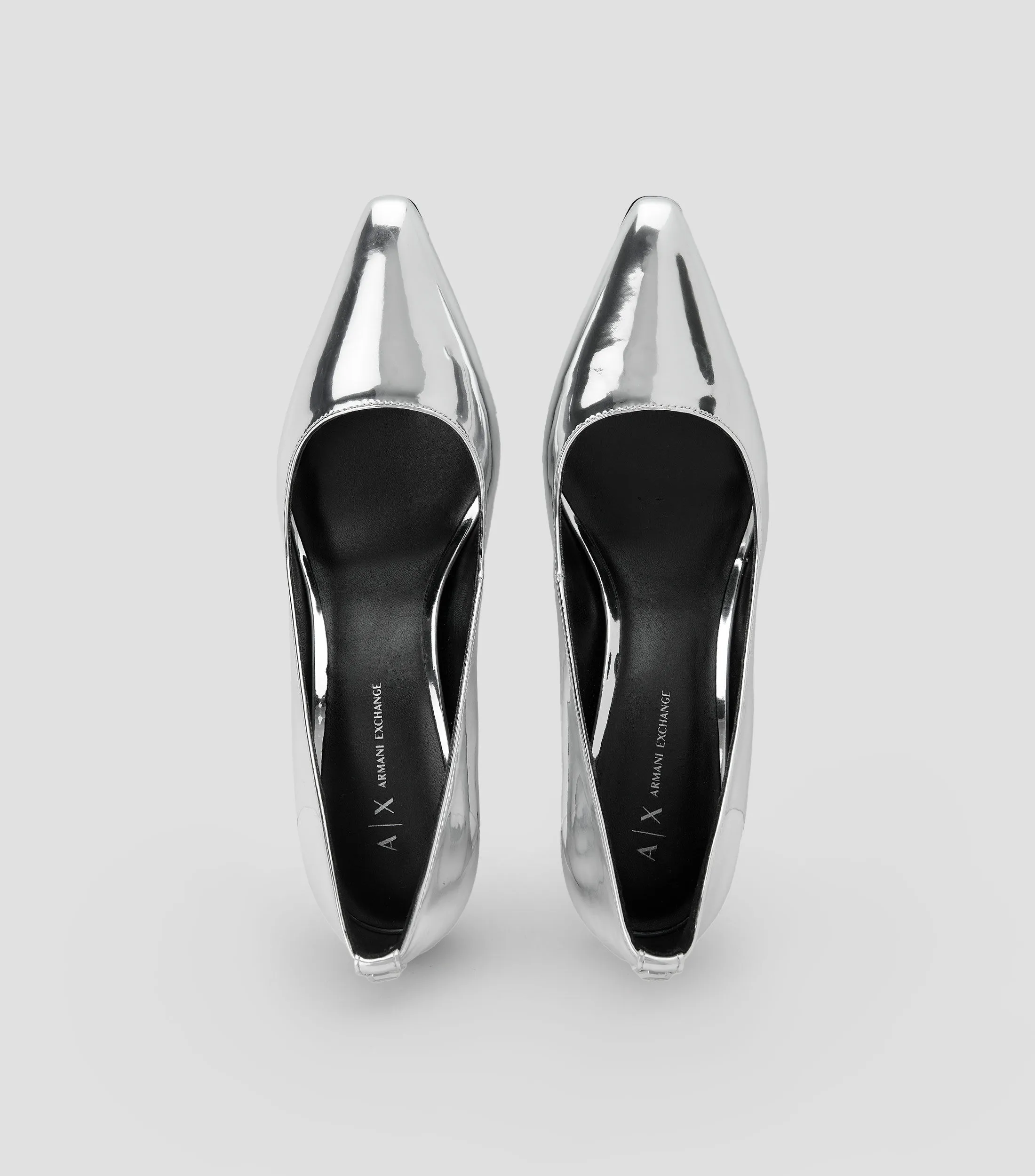 Armani Exchange Zapatillas con Tacón Medio Media Luna Mujer