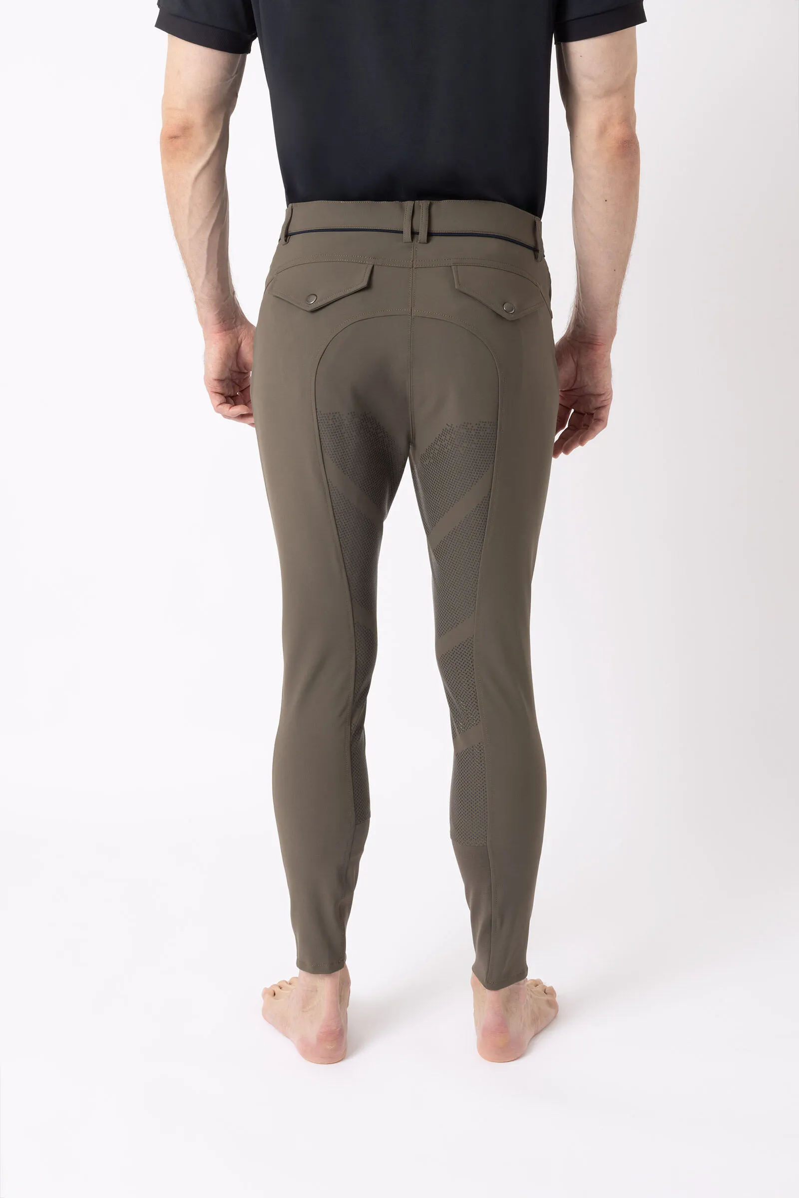 B Vertigo Pantalones de Montar con Asiento Completo para Hombre Damien