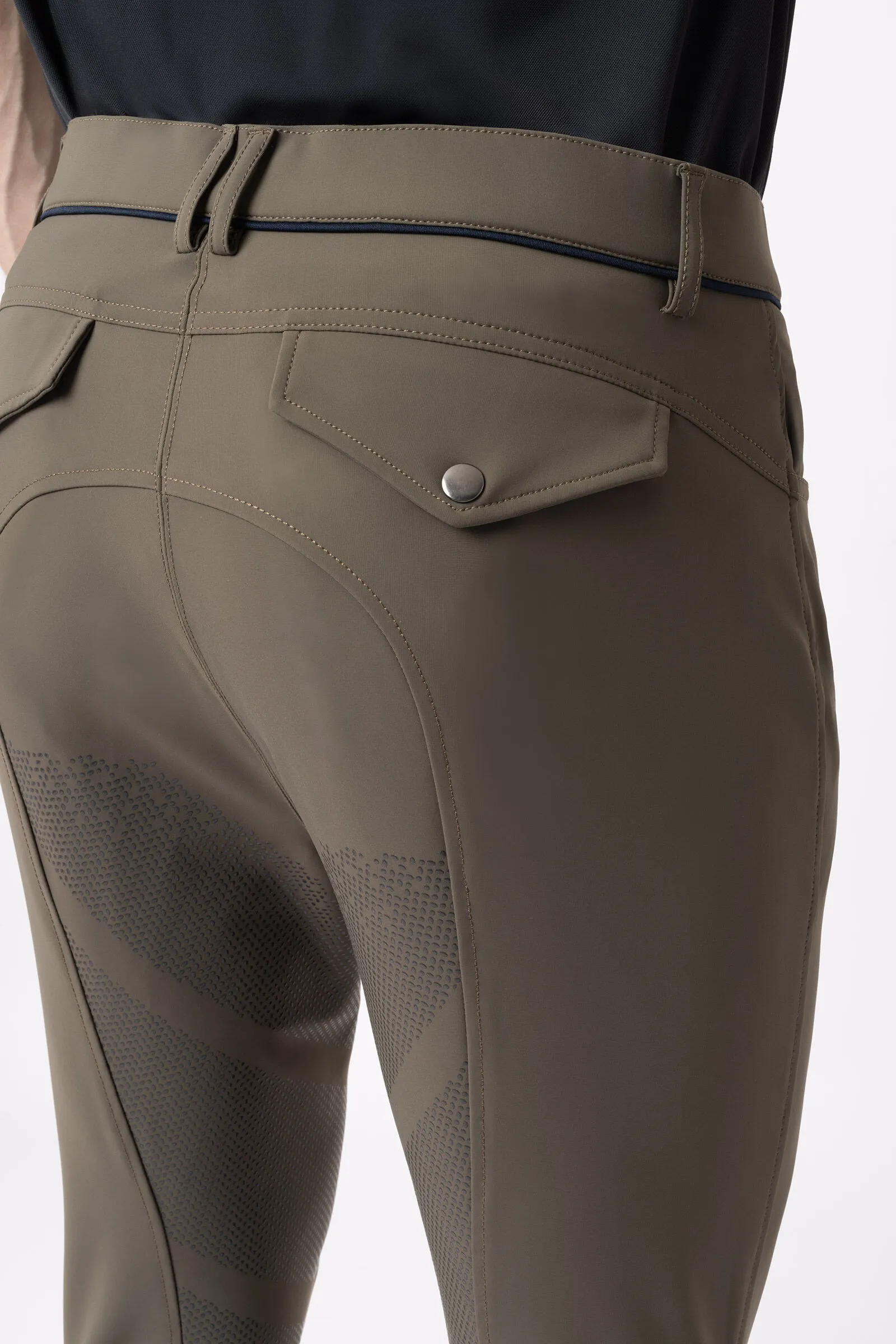 B Vertigo Pantalones de Montar con Asiento Completo para Hombre Damien
