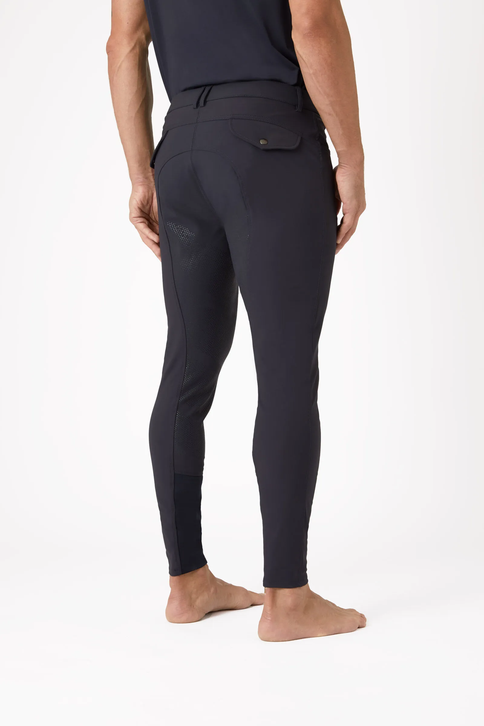B Vertigo Pantalones de Montar con Asiento Completo para Hombre Damien