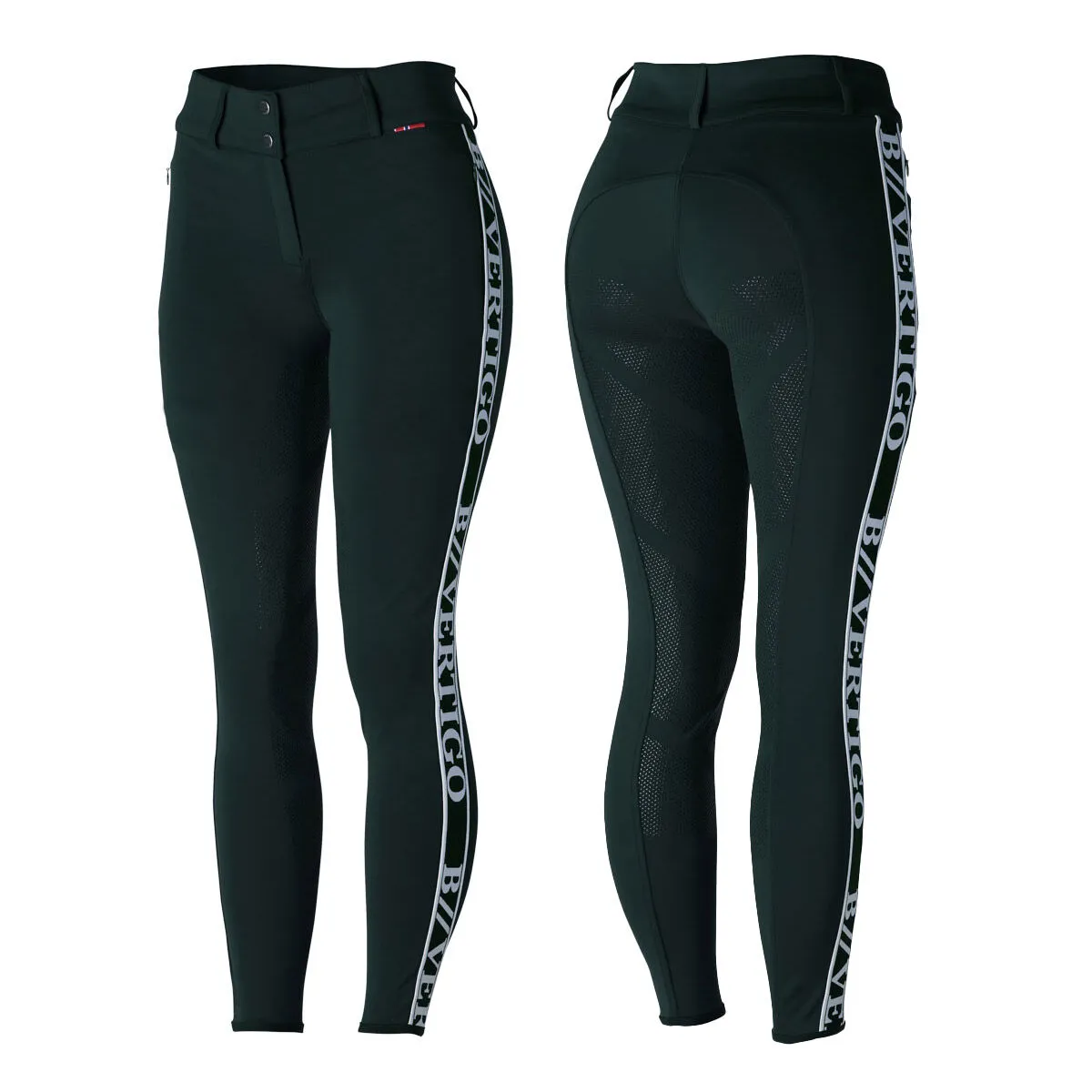 B Vertigo Pantalones de Montar Funcionales con Cintura Alta yAsiento Completo de Silicona para Mujer Horze Angelika