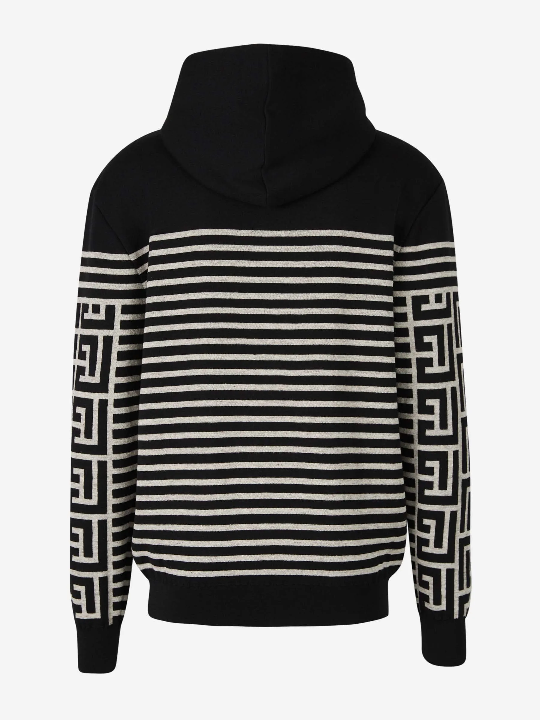Balmain Sudadera Monograma Bicolor