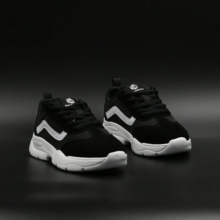 Bamboo Zapatillas C/Cordón Negro Blanco Nio Casual
