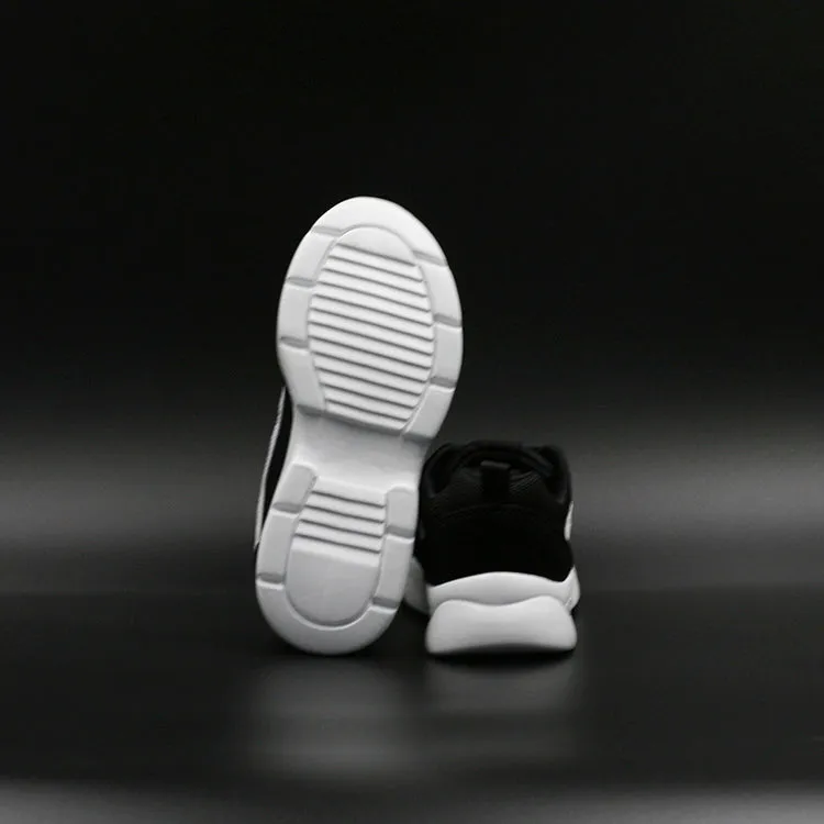 Bamboo Zapatillas C/Cordón Negro Blanco Nio Casual