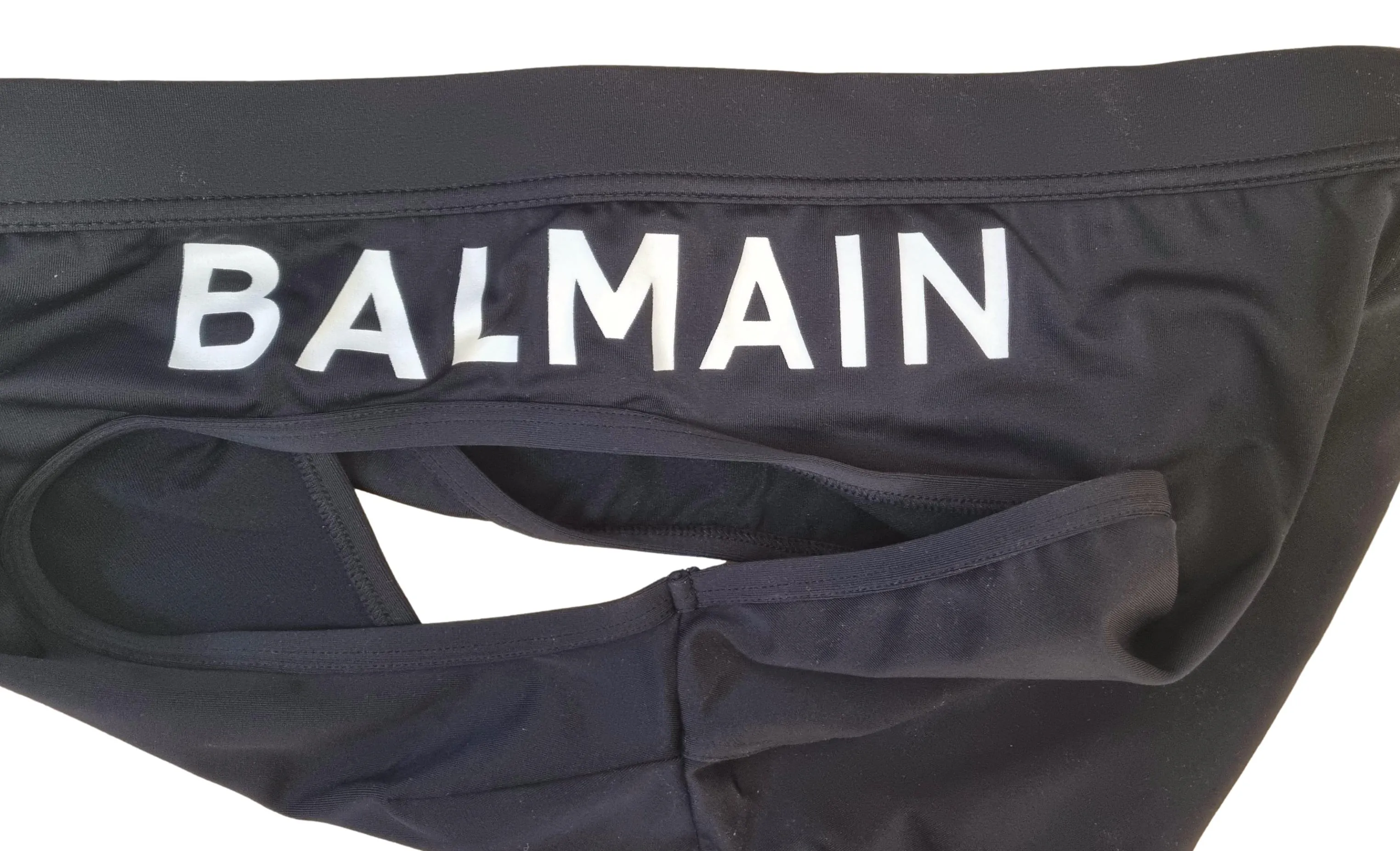 Bañador de hombre BALMAIN slip BWB210160 negro
