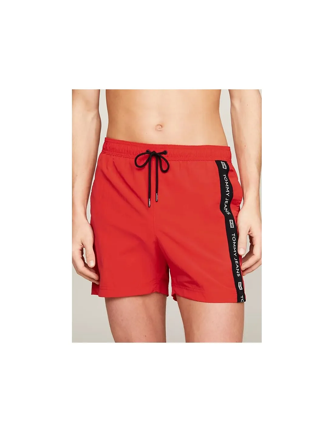 Bañador trunk de corte slim con logo de Tommy Jeans
