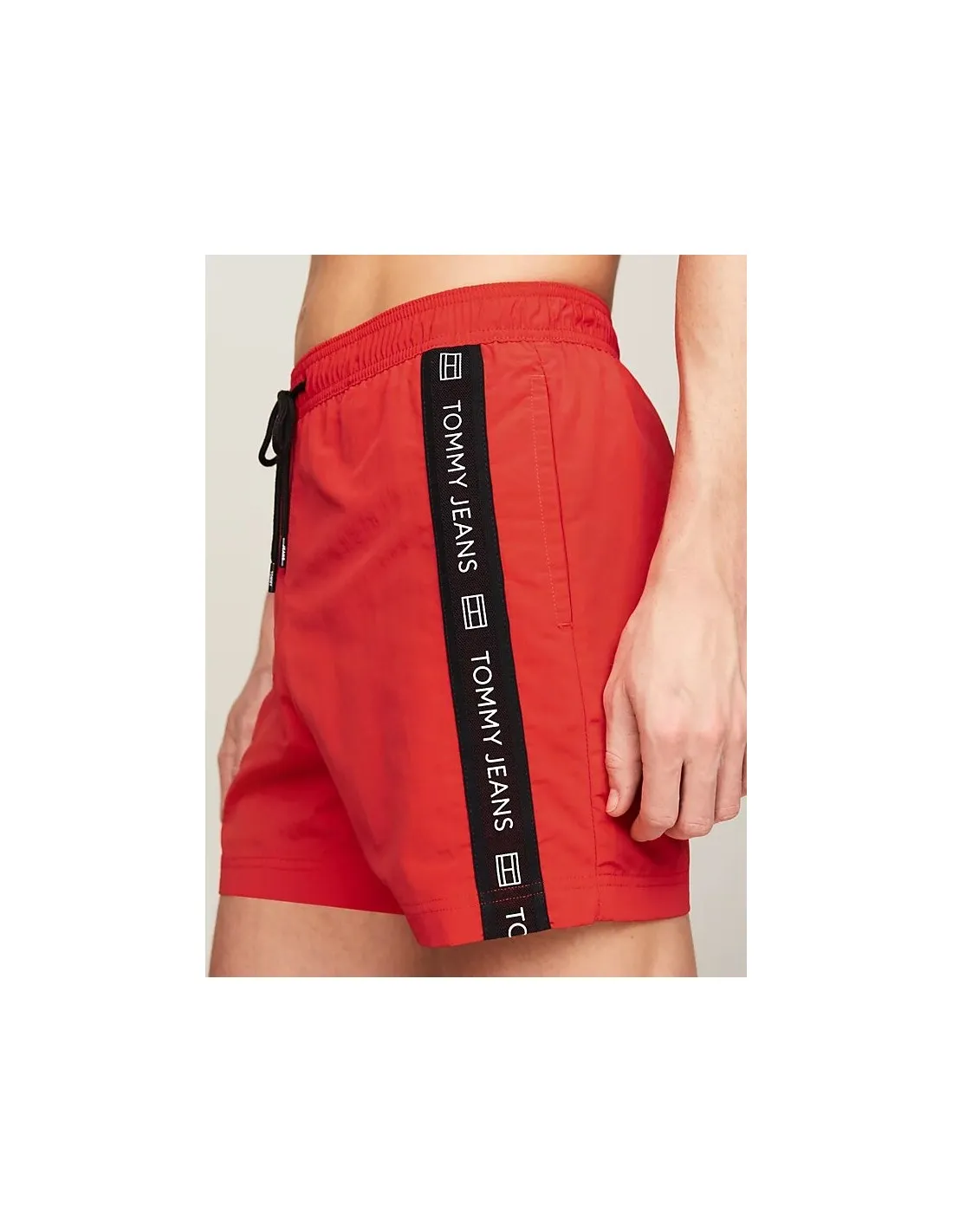 Bañador trunk de corte slim con logo de Tommy Jeans