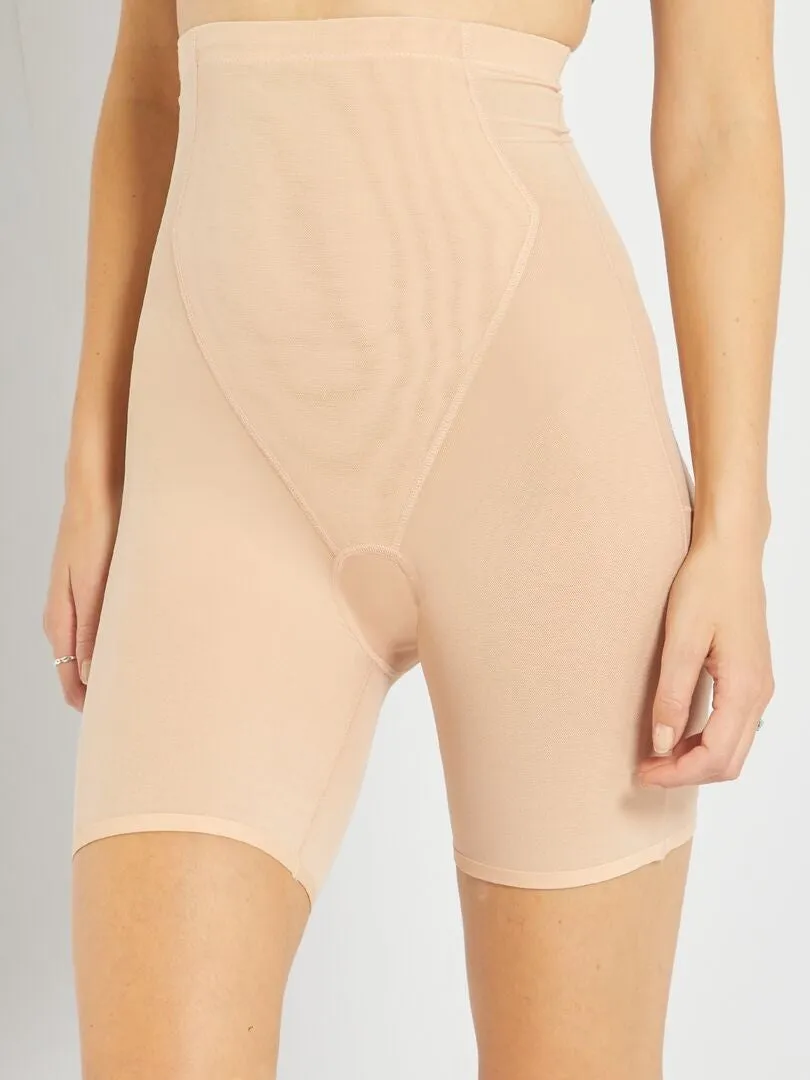 BERMUDA ALTA MOLDEADORA 'BY BRA'  BEIGE