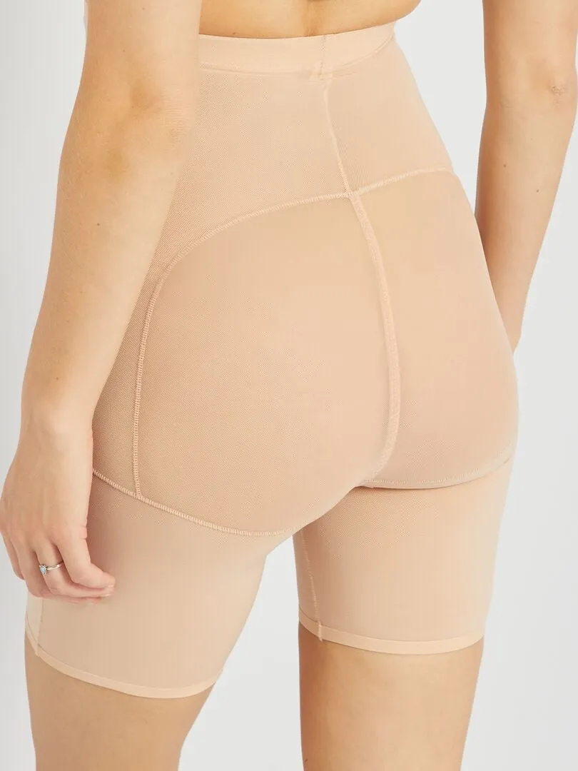 BERMUDA ALTA MOLDEADORA 'BY BRA'  BEIGE