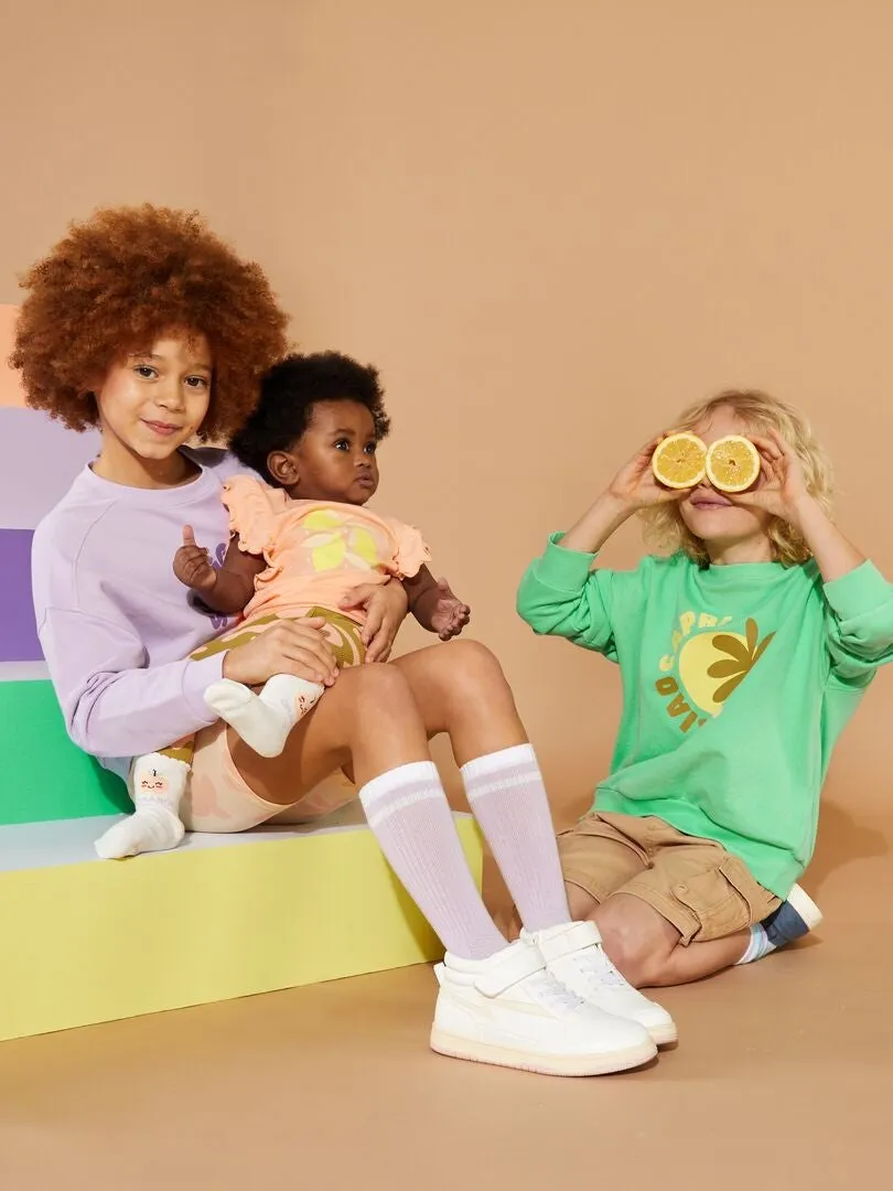 BERMUDAS RECTAS CON BOLSILLOS EN LOS LATERALES  BEIGE