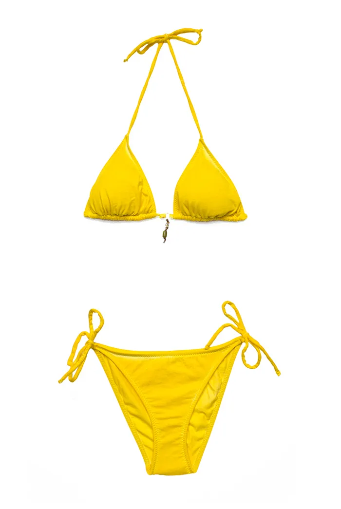 Bikini Algodón con Colgante