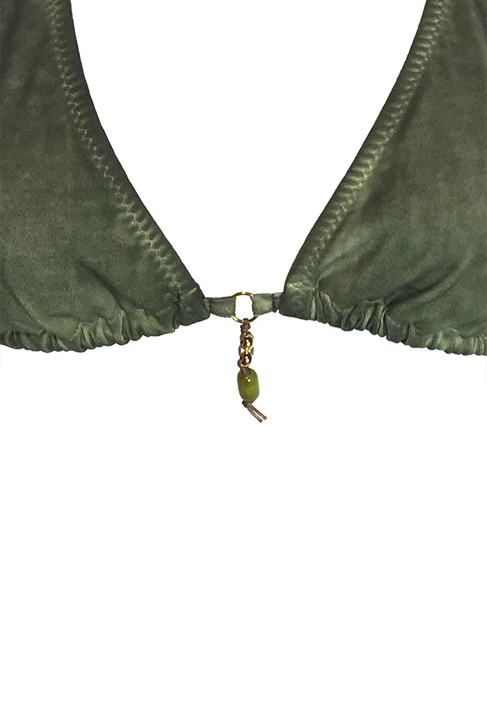 Bikini Algodón con Colgante