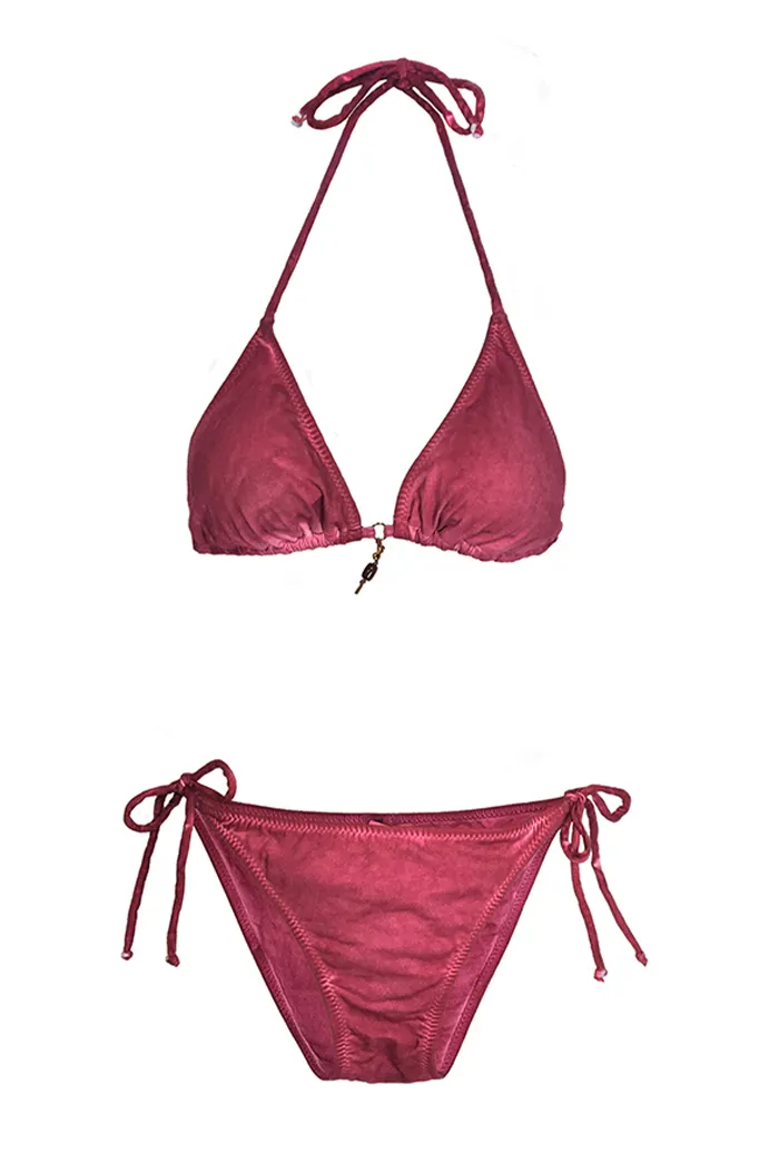Bikini Algodón con Colgante