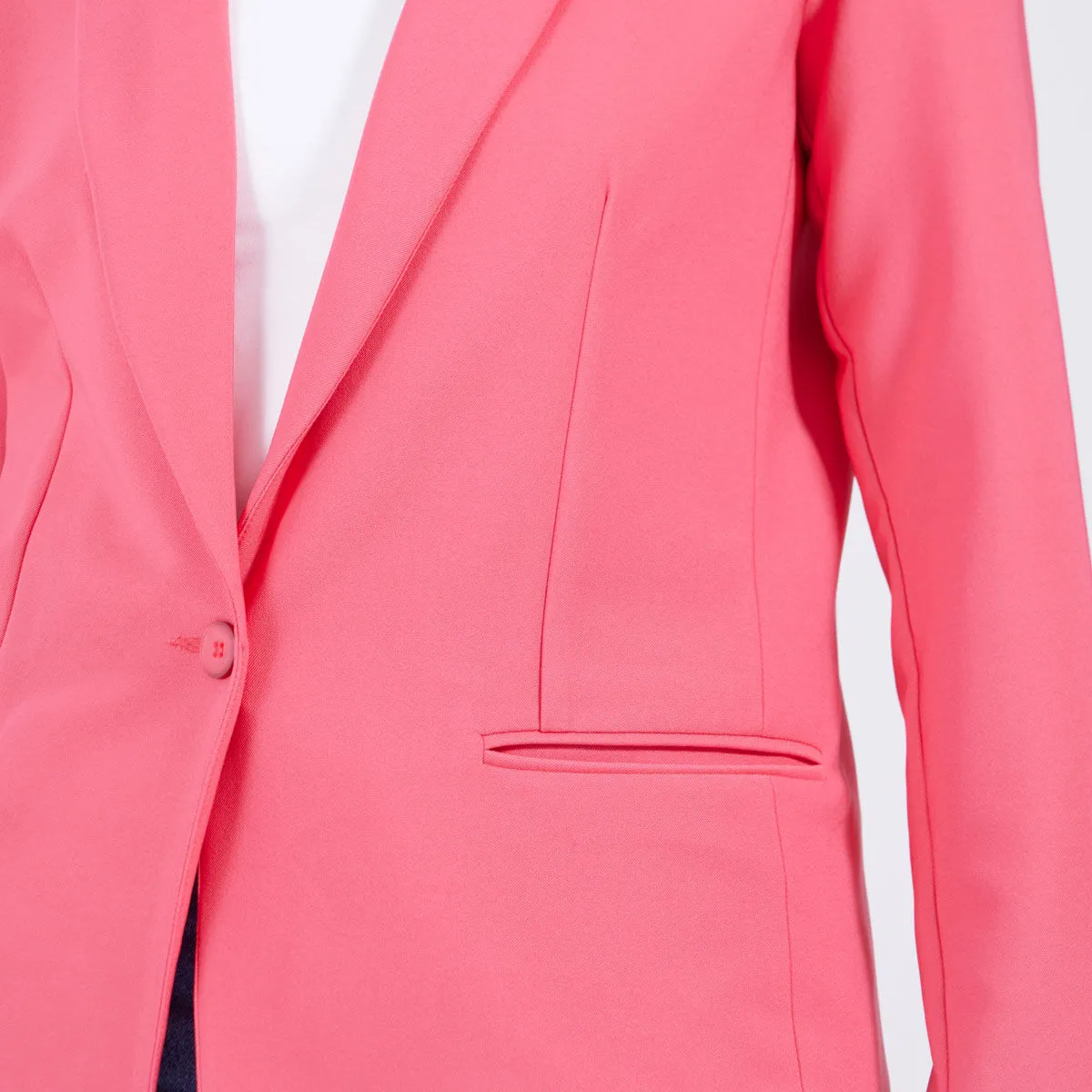 Blazer Amplio Con Bolsillos