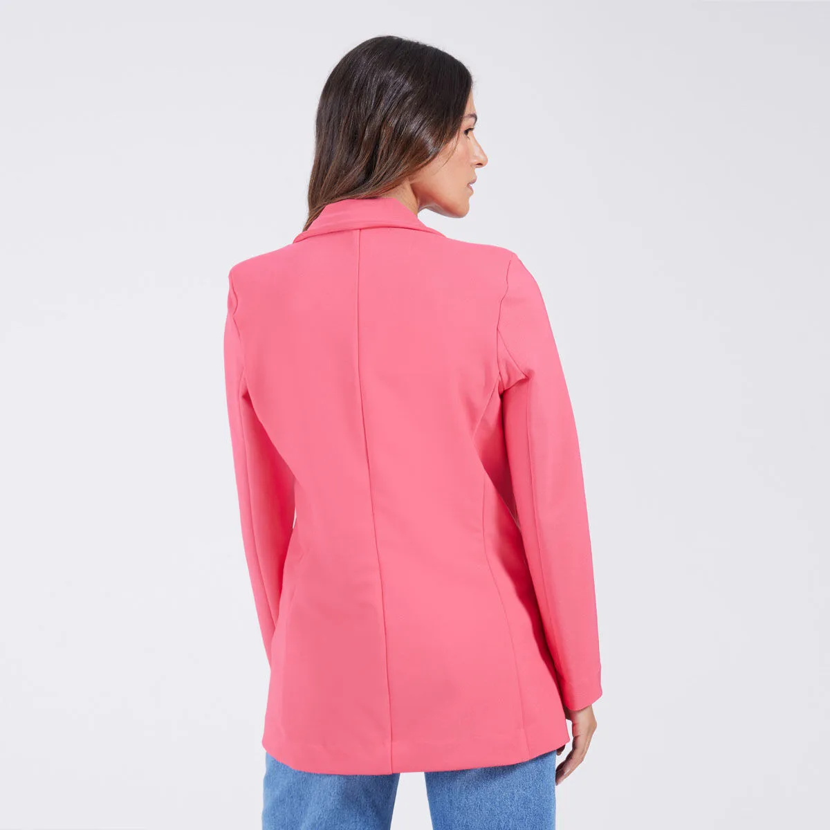Blazer Amplio Con Bolsillos
