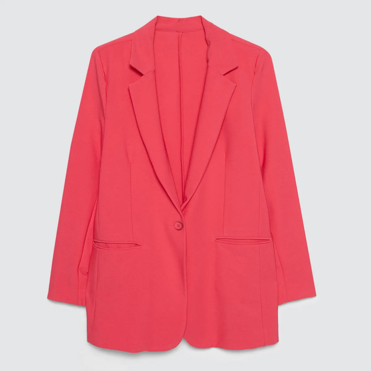 Blazer Amplio Con Bolsillos