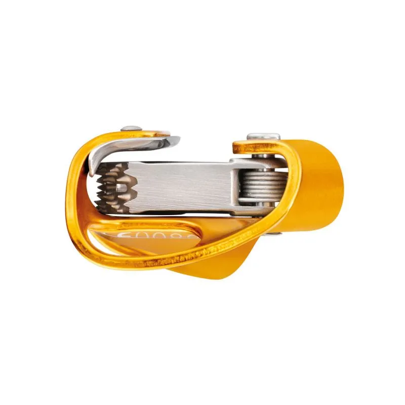 Bloqueador ventral reforzado para cuerdas delgadas a medianas PETZL CROLL S (amarillo)