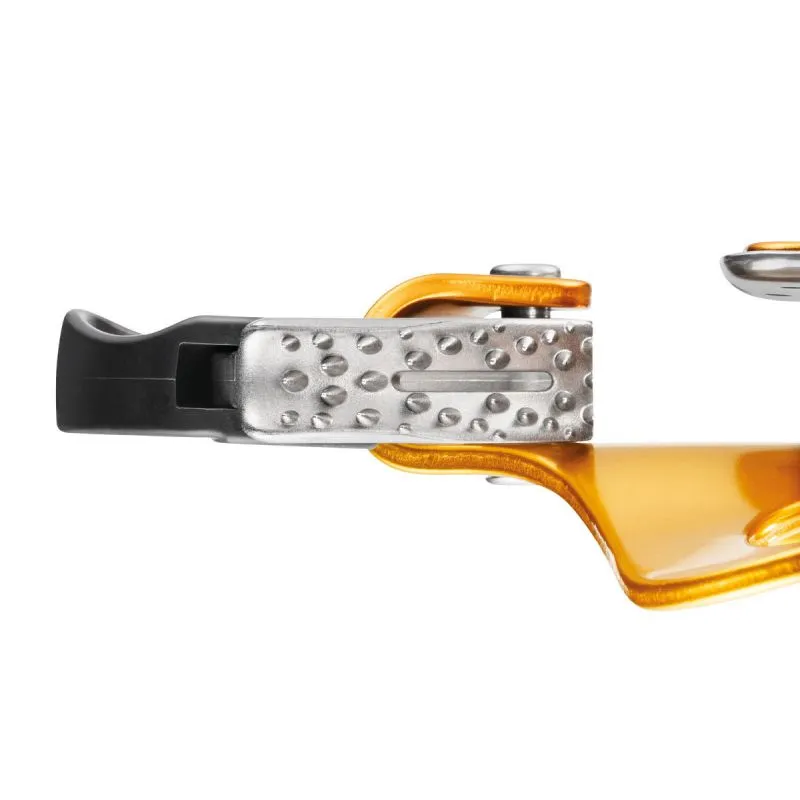 Bloqueador ventral reforzado para cuerdas delgadas a medianas PETZL CROLL S (amarillo)