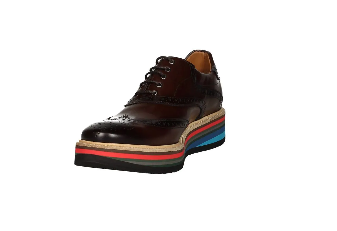 Blucher Piel Marron Pala Vega Piso Cu#a Colores
