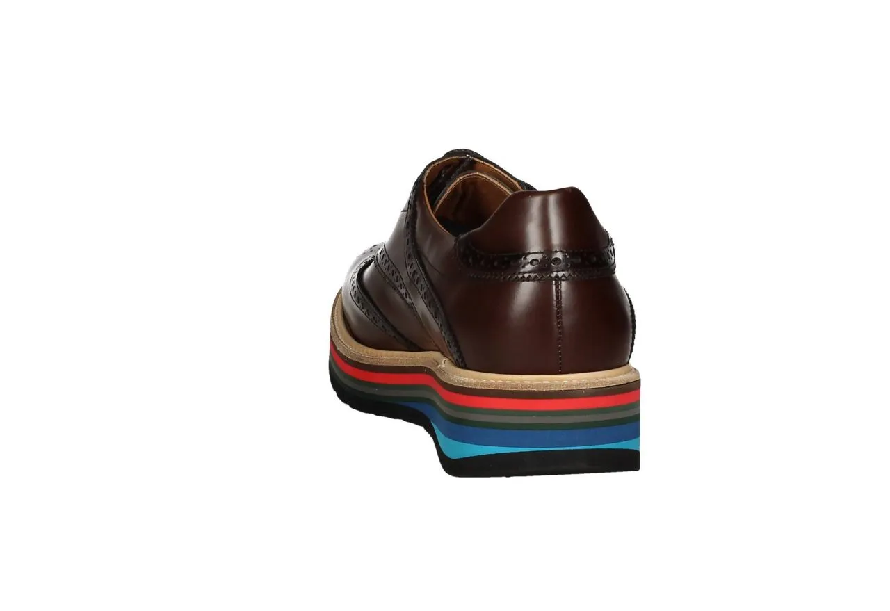 Blucher Piel Marron Pala Vega Piso Cu#a Colores