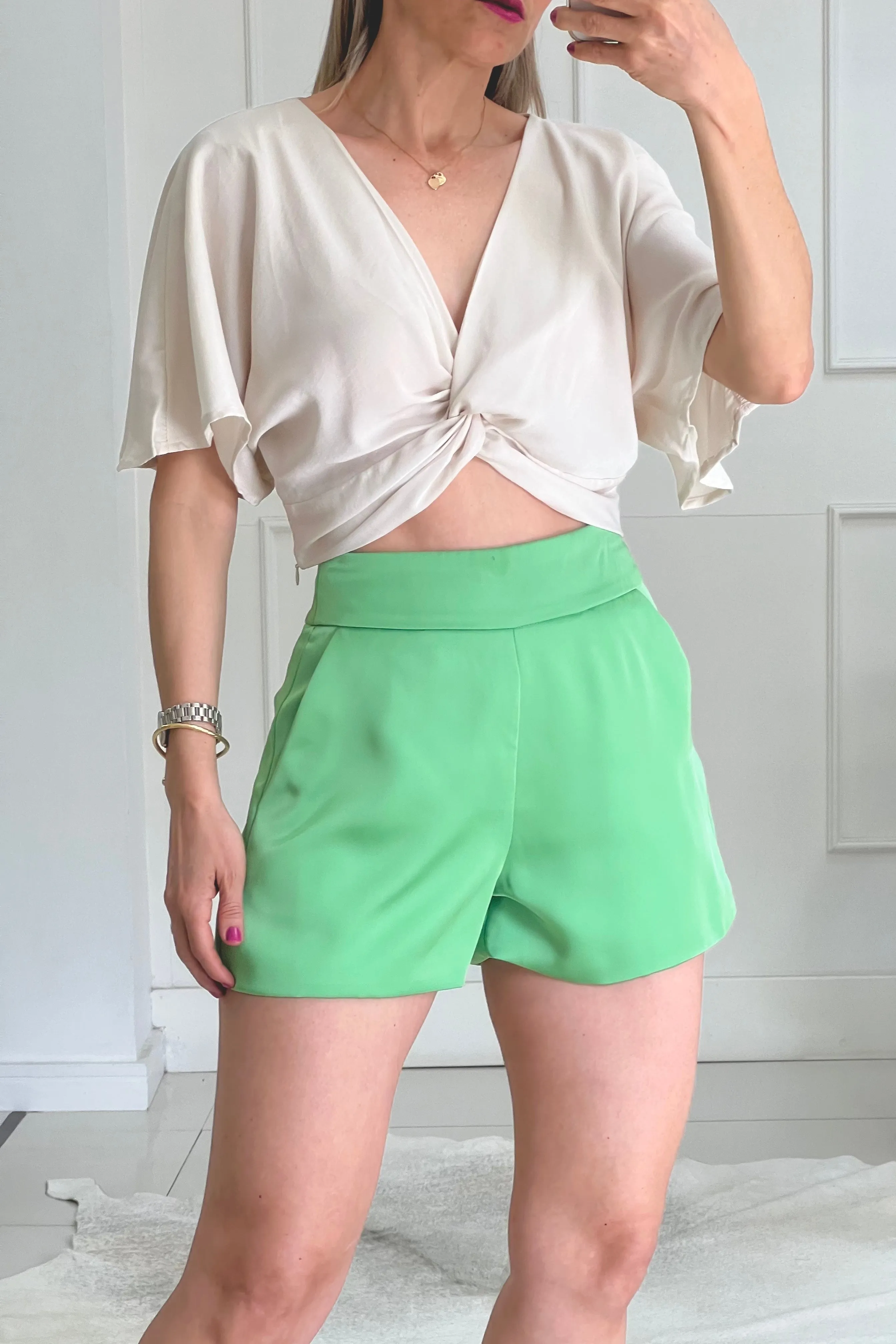 BLUSA BUSTO ENTRELAZADO