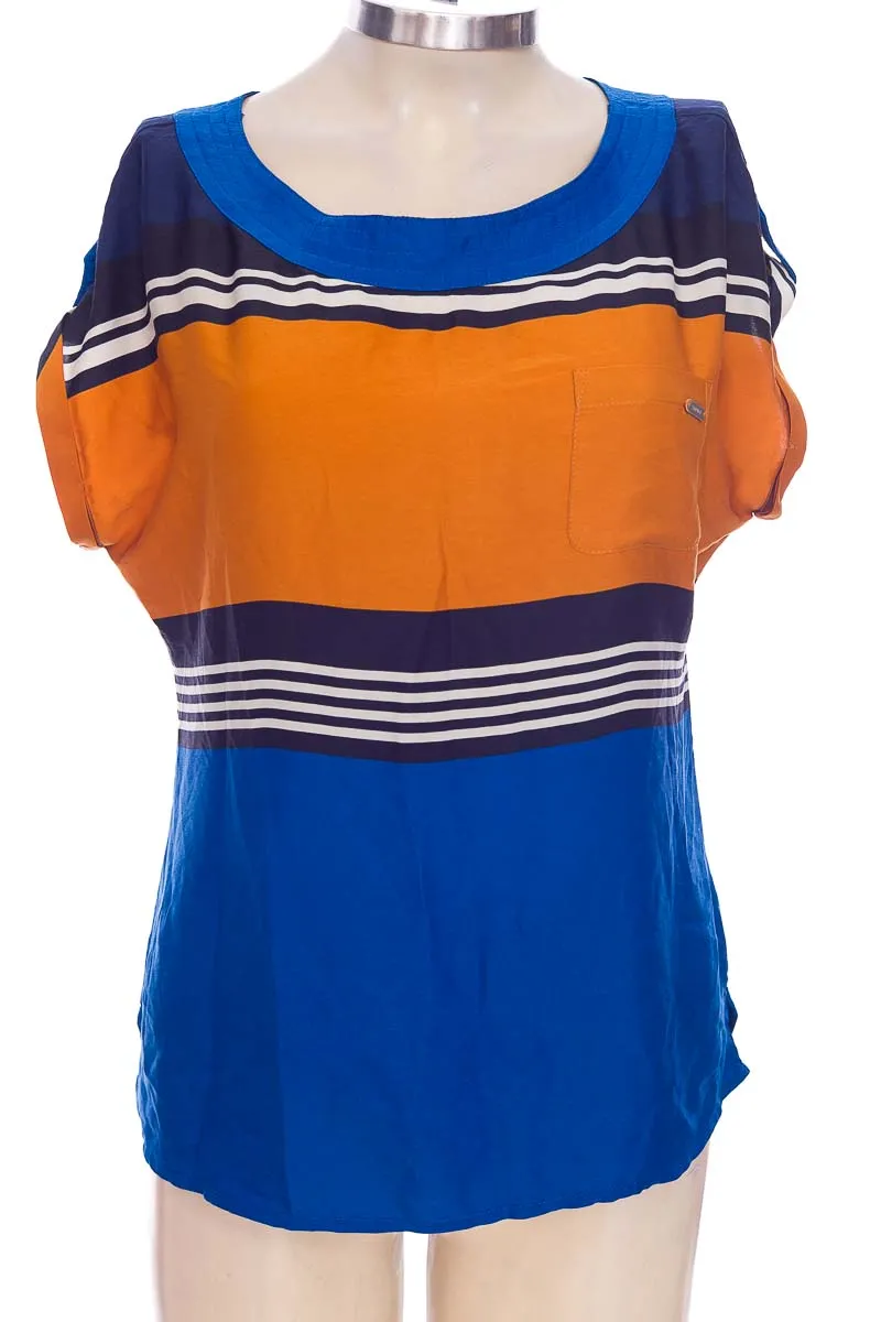BLUSA COLOR AZUL  ESPRIT