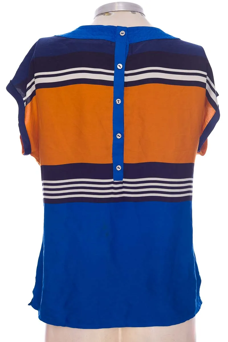 BLUSA COLOR AZUL  ESPRIT