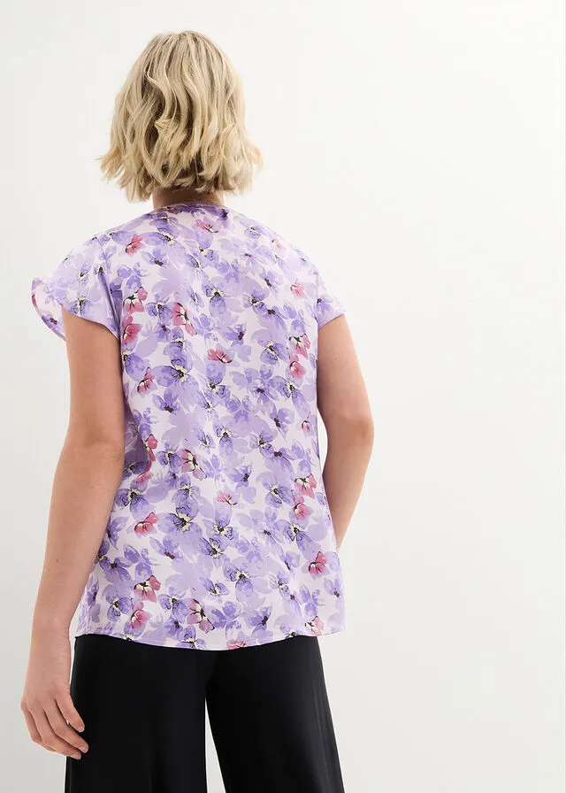 Blusa premamá con flores
