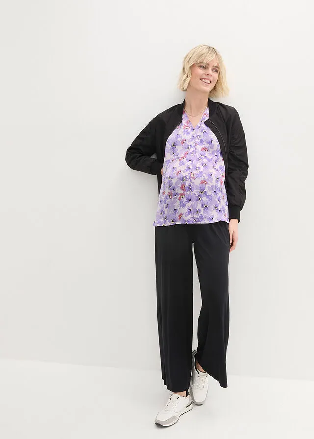 Blusa premamá con flores