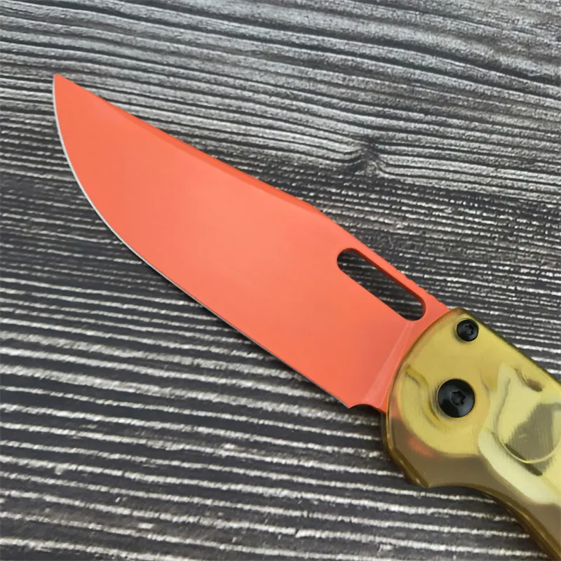 BM 15535 Cuchillo plegable Hunt Taggedout D2, hoja con punta de clip PEI/G10/mango de fibra de carbono, herramienta de supervive
