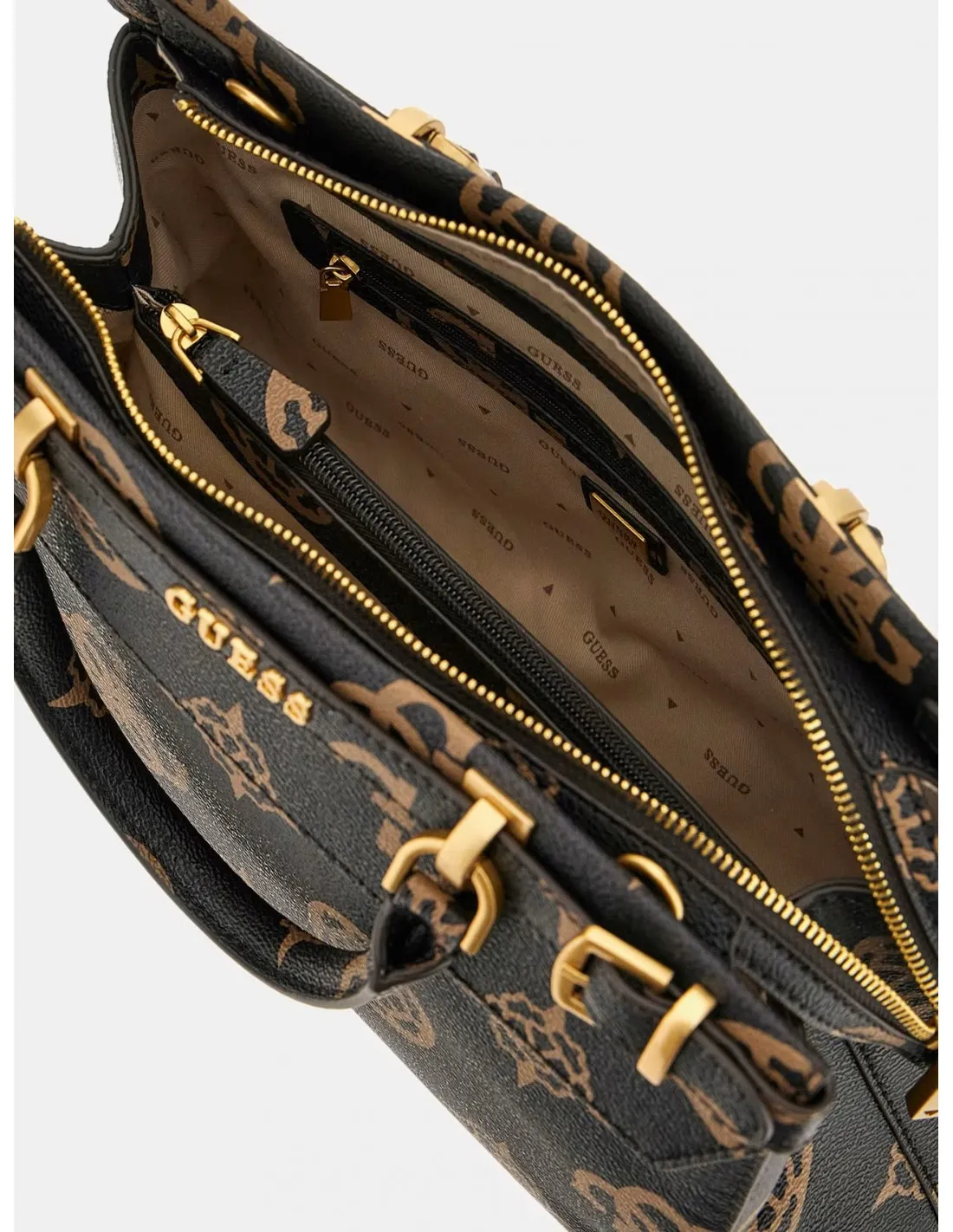Bolso de mano Sestri logotipo 4g peonía de Guess