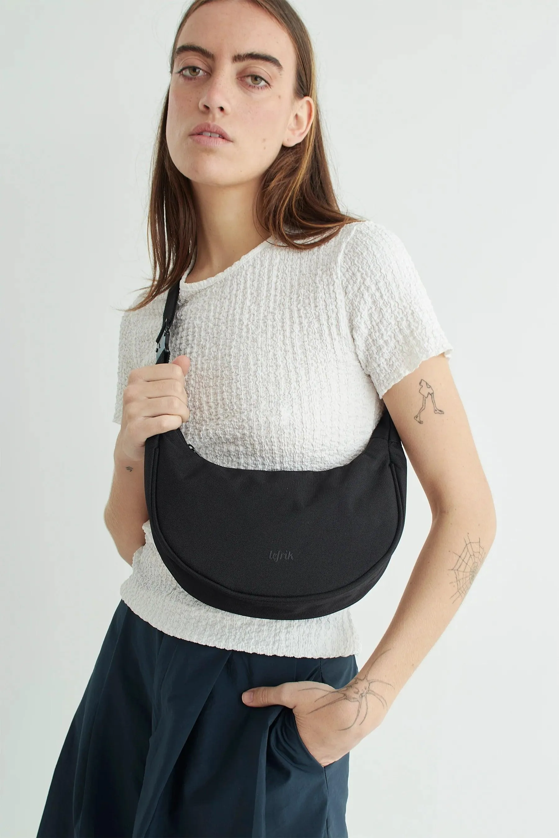 Bolso Lefrik Lua Black Stripes