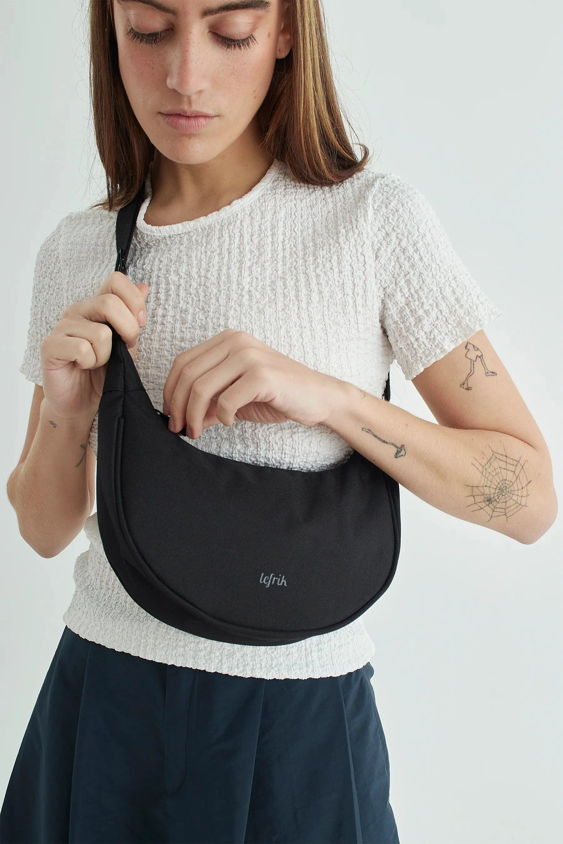 Bolso Lefrik Lua Black Stripes
