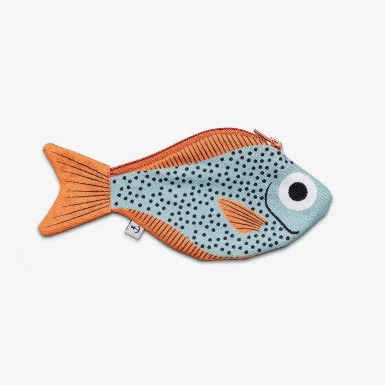 Bolso o llavero Sweeper Fish (Barrendero) Aqua