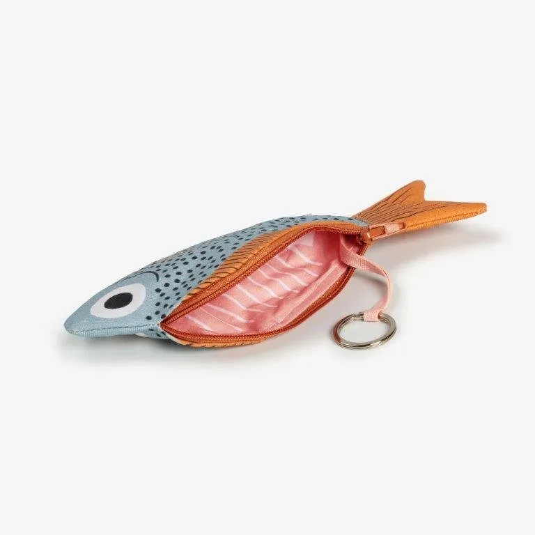 Bolso o llavero Sweeper Fish (Barrendero) Aqua