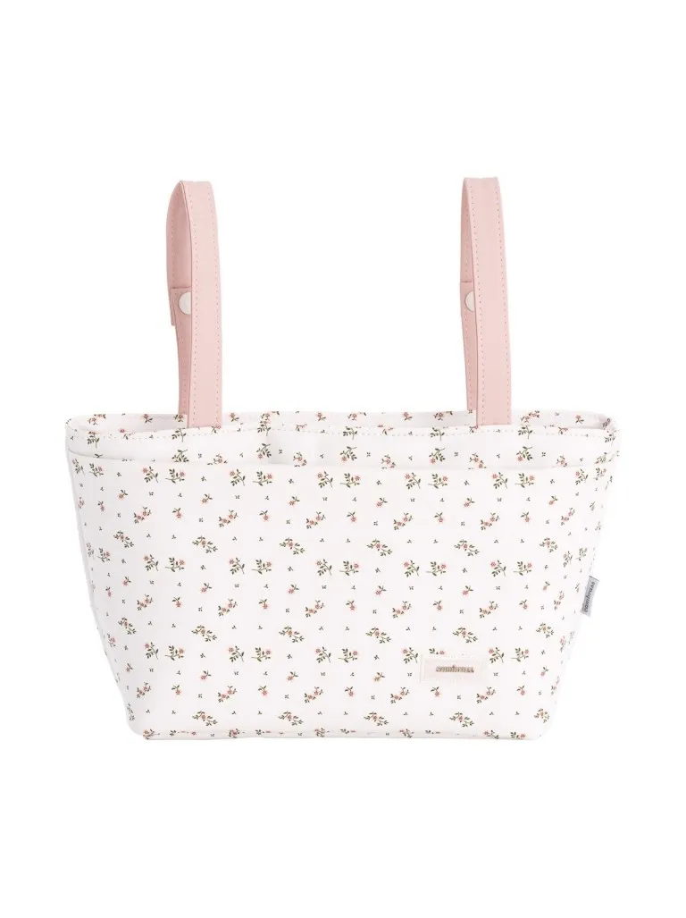 BOLSO ORGANIZADOR AURA BEIGE/FLORES 13x38x20 CM